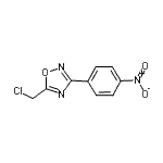 CAS 登录号：57611-19-5， 5-(氯甲基)-3-(4-硝基苯基)-1,2,4-恶二唑