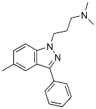 CAS 登录号:57614-23-0, N,N-二甲基-3-(5-甲基-3-苯基吲唑-1-基)丙-1-胺