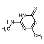 CAS#: 57639-43-7, 4-Methyl-6-(Methylamino)-1,3,5-Triazine-2(1H)-Thione