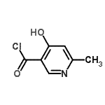 CAS#: 57658-62-5, 4-Hydroxy-6-Methylnicotinoyl Chloride