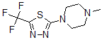 CAS#: 57709-34-9, 1-Methyl-4-(5-Trifluoromethyl-[1,3,4]Thiodiazol-2-Yl)Piperazine
