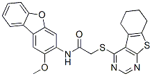 CAS#: 577761-52-5, N-(2-Methoxy-3-Dibenzofuranyl)-2-[(5,6,7,8-Tetrahydro[1]Benzothieno[2,3-d]Pyrimidin-4-Yl)Thio]-Acetamide