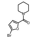 CAS 登录号：57785-36-1， (5-溴-2-呋喃基)(1-哌啶基)甲酮