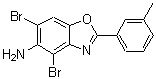 CAS#: 577983-57-4, 4,6-Dibromo-2-(3-Methylphenyl)-1,3-Benzoxazol-5-Amine