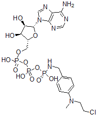 CAS#: 57835-10-6, Adenosine triphosphate-gamma-4-(N-2-chloroethyl-N-methylamino)benzylamidate