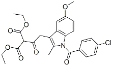 CAS#: 57846-34-1, [[1-(4-Chlorobenzoyl)-5-Methoxy-2-Methyl-1H-Indol-3-Yl]Acetyl]Malonic Acid Diethyl Ester