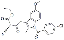 CAS#: 57846-37-4, 4-[1-(4-Chlorobenzoyl)-5-Methoxy-2-Methyl-1H-Indol-3-Yl]-2-Cyano-3-Oxobutyric Acid Ethyl Ester