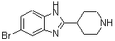 CAS#: 578709-05-4, 5-Bromo-2-(4-Piperidinyl)-1H-Benzimidazole