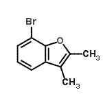 CAS#: 5791-90-2, 7-Bromo-2,3-Dimethyl-1-Benzofuran