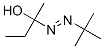 CAS 登录号：57910-79-9， 2-[(叔丁基)偶氮]丁烷-2-醇