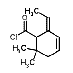 CAS#: 57935-27-0, (2Z)-2-Ethylidene-6,6-Dimethyl-3-Cyclohexene-1-Carbonyl Chloride