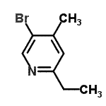 CAS#: 579475-88-0, 5-Bromo-2-Ethyl-4-Methylpyridine