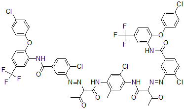 CAS 登录号：57971-97-8， 颜料黄 128