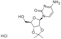 CAS 登录号：57977-73-8， 2',3'-O-异亚丙基胞苷盐酸盐