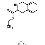 CAS#: 57980-74-2, Ethyl 1,2,3,4-Tetrahydro-3-Isoquinolinecarboxylate Hydrochloride (1:1)