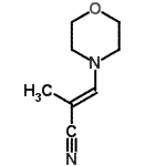 CAS 登录号：57988-65-5， (2E)-2-甲基-3-(4-吗啉基)丙烯腈