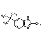 CAS 登录号：5805-62-9， 2-甲基-6-(2-甲基-2-丙基)-1H-苯并咪唑