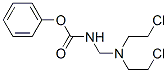 CAS 登录号：58050-47-8， N-[二(2-氯乙基)氨基甲基]氨基甲酸苯酯