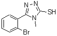 CAS 登录号：58064-57-6， 5-(2-溴苯基)-4-甲基-4H-1,2,4-三唑-3-硫醇