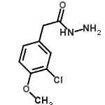 CAS 登录号：58120-91-5， 2-(3-氯-4-甲氧基苯基)乙酰肼