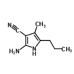 CAS#: 58121-03-2, 2-Amino-4-Methyl-5-Propyl-1H-Pyrrole-3-Carbonitrile
