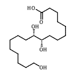 CAS#: 583-86-8, (9S,10S)-9,10,18-Trihydroxyoctadecanoic Acid
