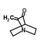 CAS 登录号：5832-54-2， 2-亚甲基奎宁环-3-酮