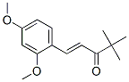 CAS 登录号:58344-28-8, 1-(2,4-二甲氧基苯基)-4,4-二甲基-1-戊烯-3-酮