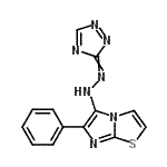 CAS#: 58376-56-0, 6-Phenyl-5-[2-(3H-1,2,4-Triazol-3-Ylidene)Hydrazino]Imidazo[2,1-b][1,3]Thiazole