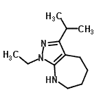 CAS#: 583811-72-7, 1-Ethyl-3-Isopropyl-1,4,5,6,7,8-Hexahydropyrazolo[3,4-b]Azepine