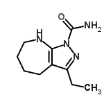 CAS#: 583812-69-5, 3-Ethyl-5,6,7,8-Tetrahydropyrazolo[3,4-b]Azepine-1(4H)-Carboxamide