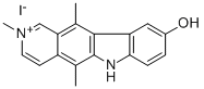 CAS#: 58447-24-8, 9-Hydroxy-2,5,11-Trimethyl-6H-Pyrido[4,3-b]Carbazolium Iodide