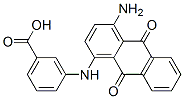 CAS 登录号：58473-42-0， 3-[(4-氨基-9,10-二氢-9,10-二氧代-1-蒽基)氨基]苯甲酸