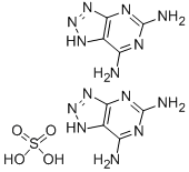 CAS 登录号：58502-11-7， 8-氮杂-2,6-二氨基嘌呤硫酸盐