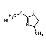 CAS#: 58583-70-3, 4-Methyl-2-(Methylsulfanyl)-4,5-Dihydro-1H-Imidazole Hydroiodide (1:1)
