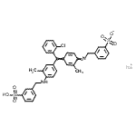 CAS#: 5863-49-0, Sodium 3-[({4-[(2-Chlorophenyl){3-Methyl-4-[(3-Sulfobenzyl)Amino]Phenyl}Methylene]-2-Methyl-2,5-Cyclohexadien-1-Ylidene}Amino)Methyl]Benzenesulfonate