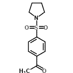 CAS#: 58722-33-1, 1-[4-(1-Pyrrolidinylsulfonyl)Phenyl]Ethanone