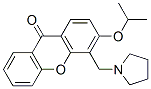 CAS#: 58741-68-7, 3-Isopropoxy-4-[(1-Pyrrolidinyl)Methyl]-9H-Xanthen-9-One