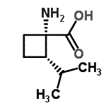 CAS 登录号：587829-78-5， (1S,2S)-1-氨基-2-异丙基环丁烷羧酸