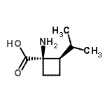 CAS#: 587829-80-9, (1R,2R)-1-Amino-2-Isopropylcyclobutanecarboxylic Acid