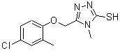 CAS#: 588673-47-6, 5-[(4-Chloro-2-Methylphenoxy)Methyl]-4-Methyl-4H-1,2,4-Triazole-3-Thiol