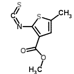 CAS#: 588675-85-8, Methyl 2-Isothiocyanato-5-Methyl-3-Thiophenecarboxylate