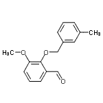 CAS#: 588713-63-7, 3-Methoxy-2-[(3-Methylbenzyl)Oxy]Benzaldehyde
