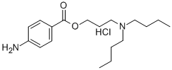 CAS#: 5892-15-9, 3-(Dibutylamino)Propyl 4-Aminobenzoate Monohydrochloride