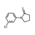 CAS 登录号：58973-28-7， 1-(3-氯苯基)-2-吡咯烷硫酮