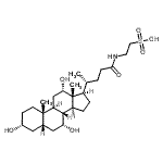 CAS#: 59005-70-8, 2-{[(3alpha,5beta,7alpha,8xi,12alpha)-3,7,12-Trihydroxy-24-Oxocholan-24-Yl]Amino}Ethanesulfonic Acid