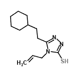 CAS#: 590353-10-9, 4-Allyl-5-(2-Cyclohexylethyl)-4H-1,2,4-Triazole-3-Thiol