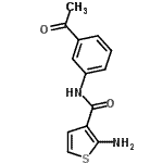 CAS#: 590356-75-5, N-(3-Acetylphenyl)-2-Amino-3-Thiophenecarboxamide