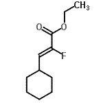 CAS 登录号：590365-61-0， 乙基(2Z)-3-环己基-2-氟丙烯酸酯