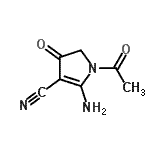 CAS#: 590374-61-1, 1-Acetyl-2-Amino-4-Oxo-4,5-Dihydro-1H-Pyrrole-3-Carbonitrile